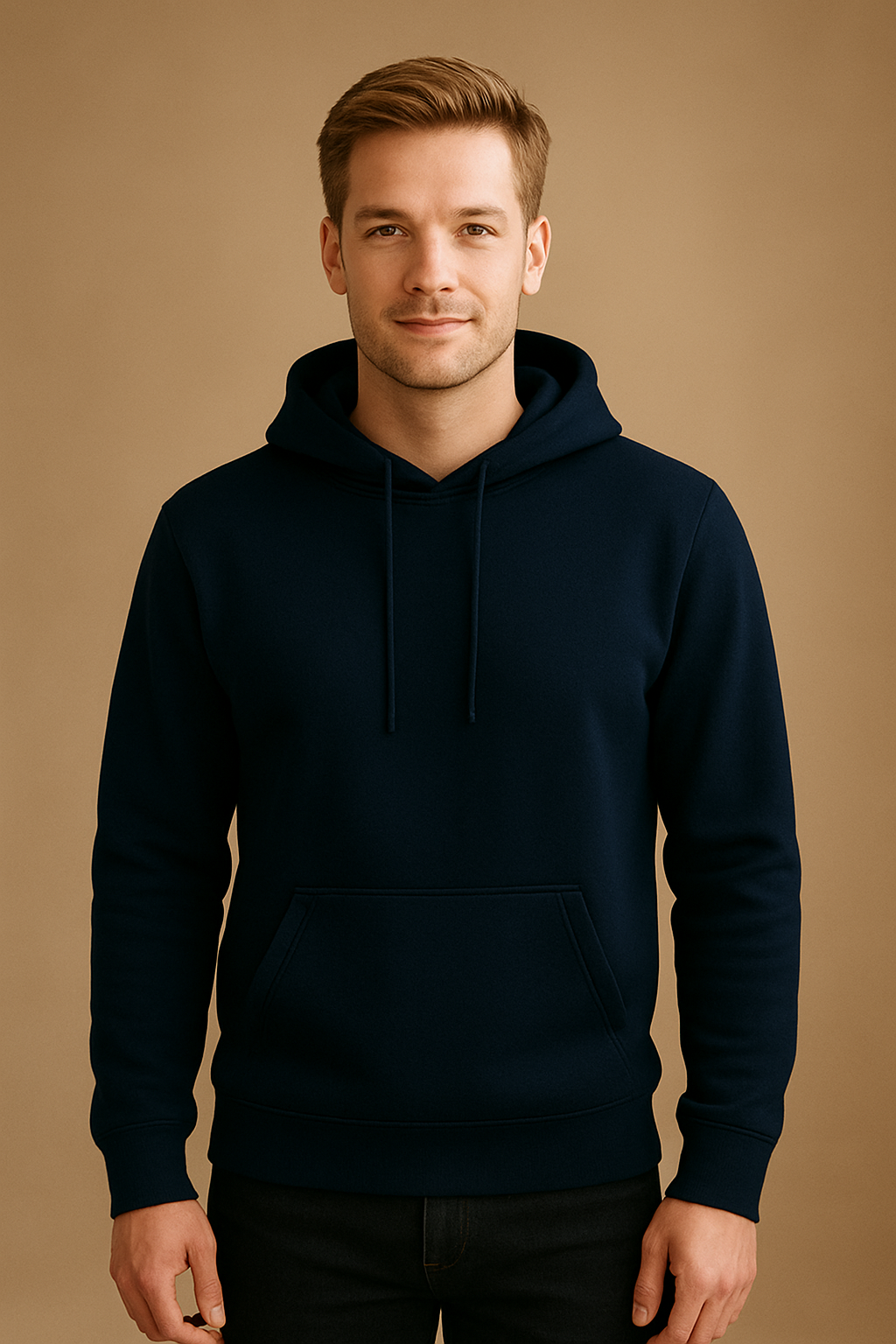 Bluza granatowa z kapturem- 8BASE